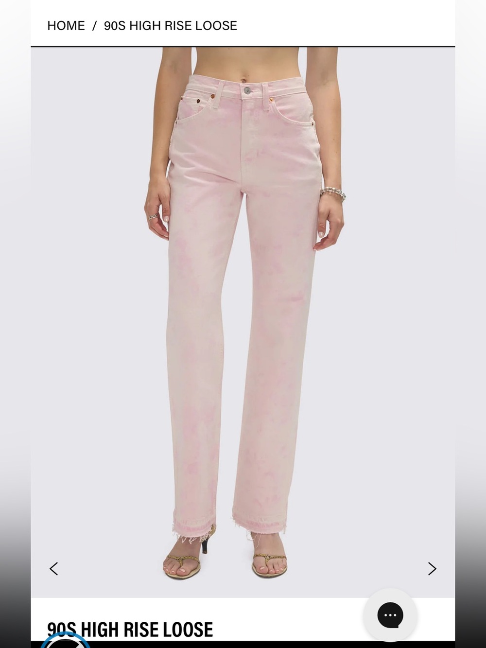 RE/DONE Women’s 90s High Rise Loose